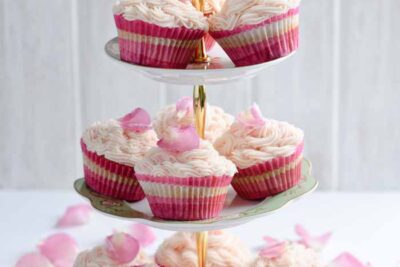 Beetroot Vanilla Cup Cake with Rose Butter Icing