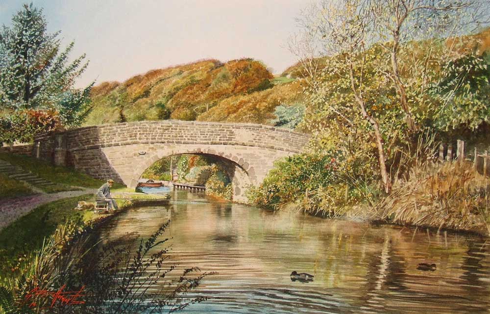 Rochdale canal at Mytholmroyd