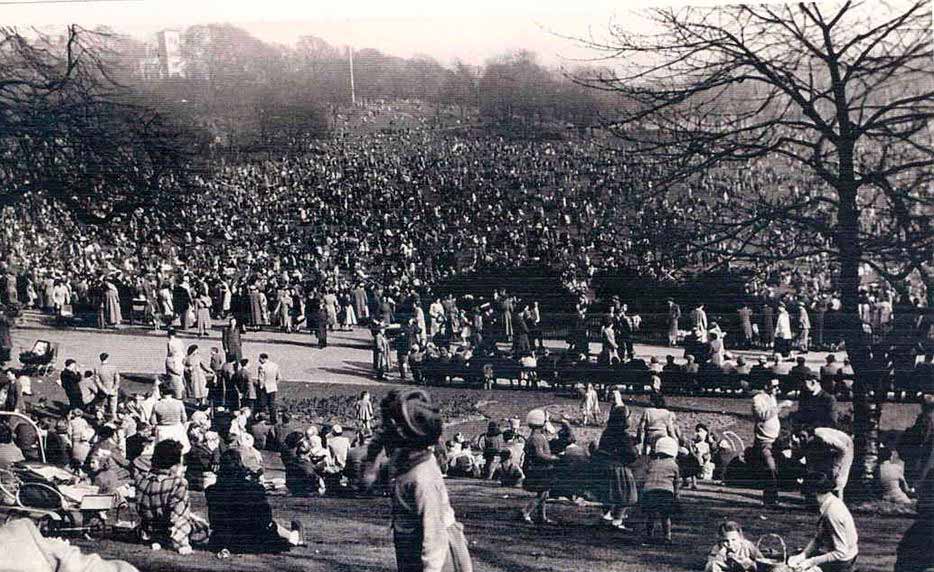 Easter on Avenham with 40,000 visitors in 1960
