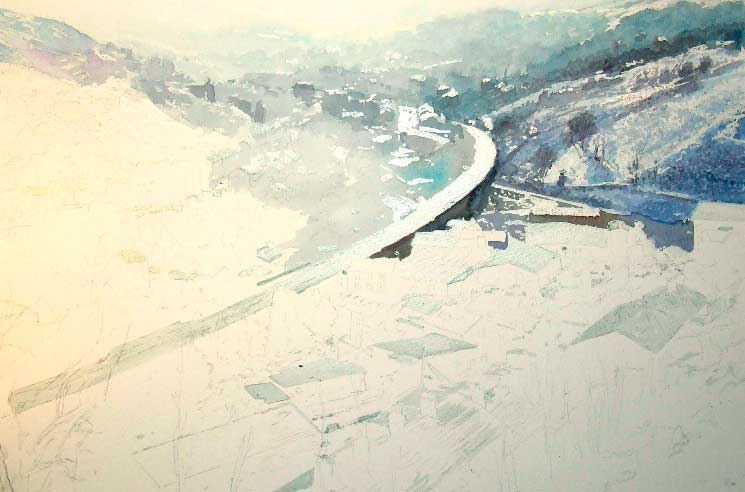 watercolour early stage