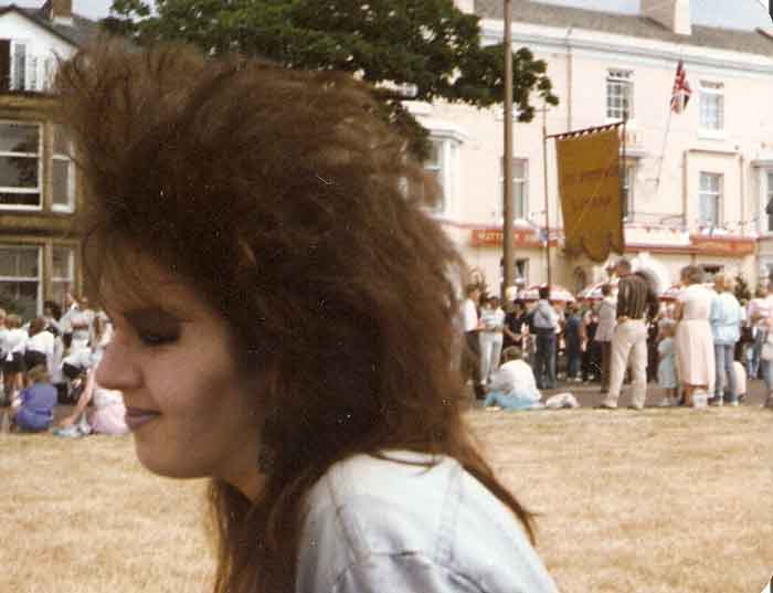Cathy Butterworth outside the Queens on Lytham Club Day