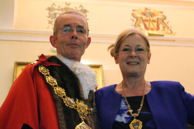 Pendle's Mayor and Mayoress Cllr David Whalley & Barbara Whalley