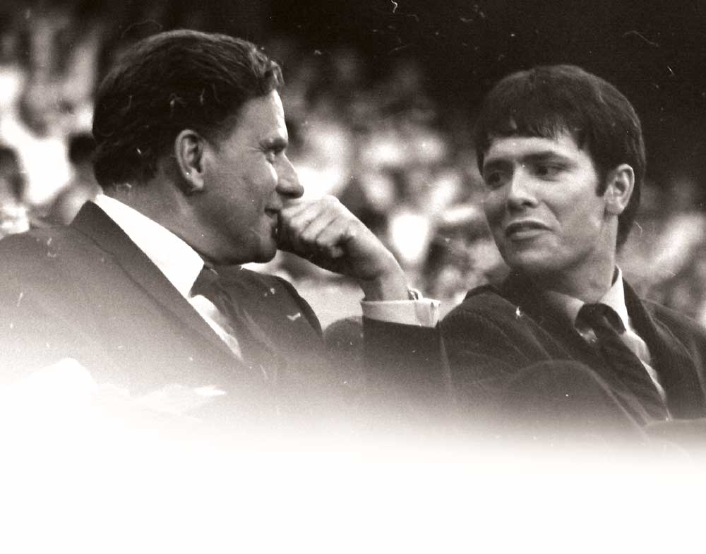 Billy Graham and Cliff Richard 1966 Earls Court London