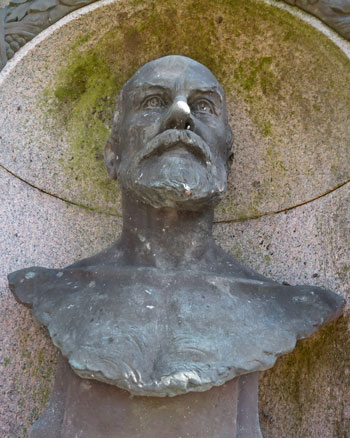 Dr James Mackenzie bust