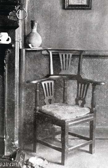 Branwell Brontë’s chair in the Black Bull