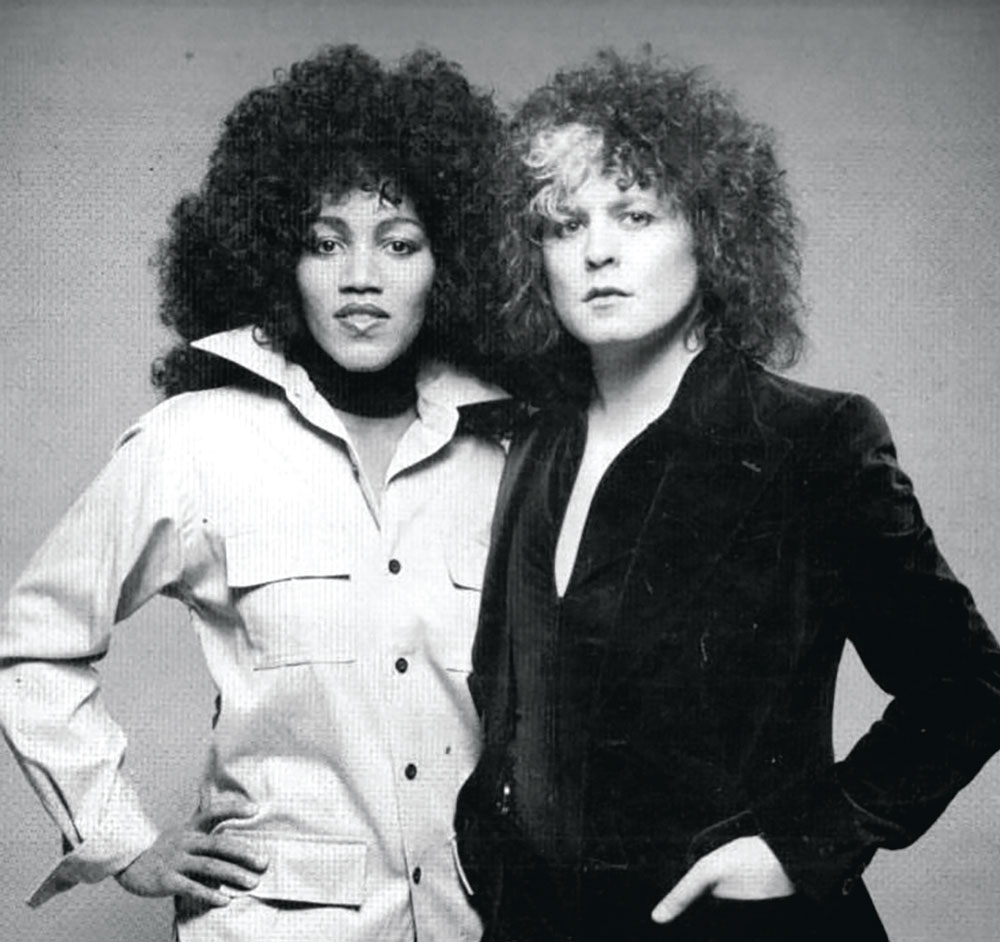 Gloria Jones with Marc Bolan 