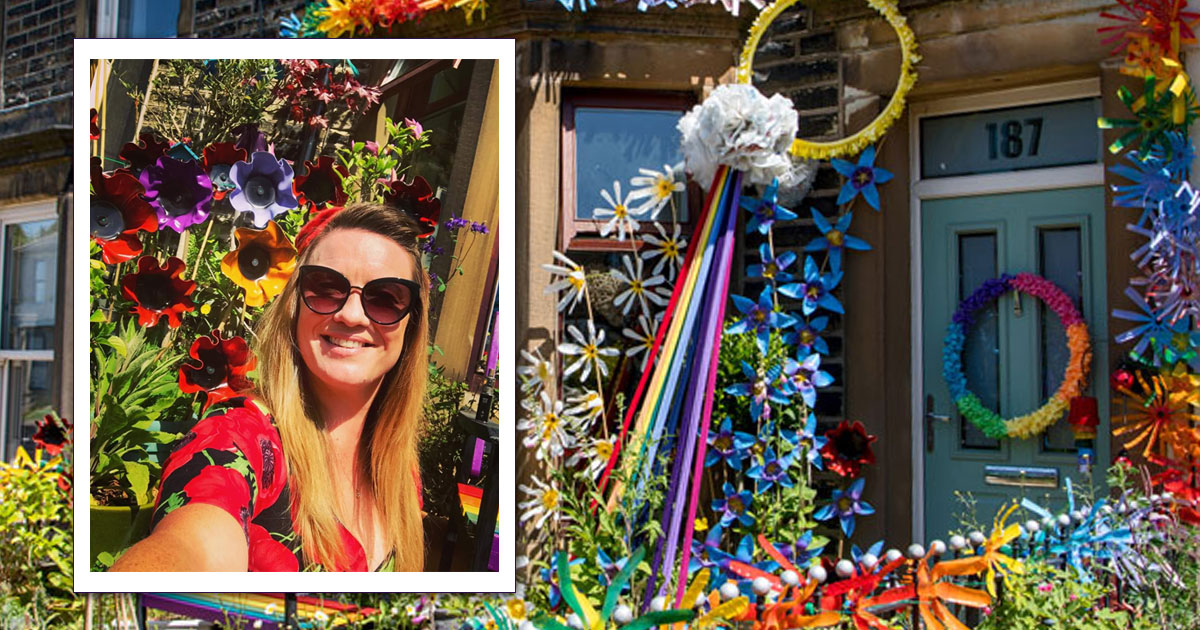 The Rainbow Garden one woman's mission to bring colour to Accrington