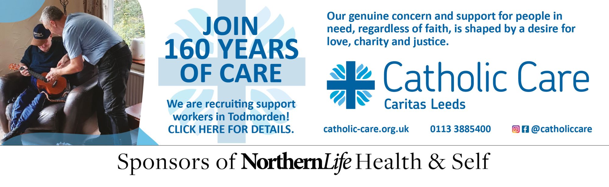 Catholic Care Northern Life Web Banner Sponsorship