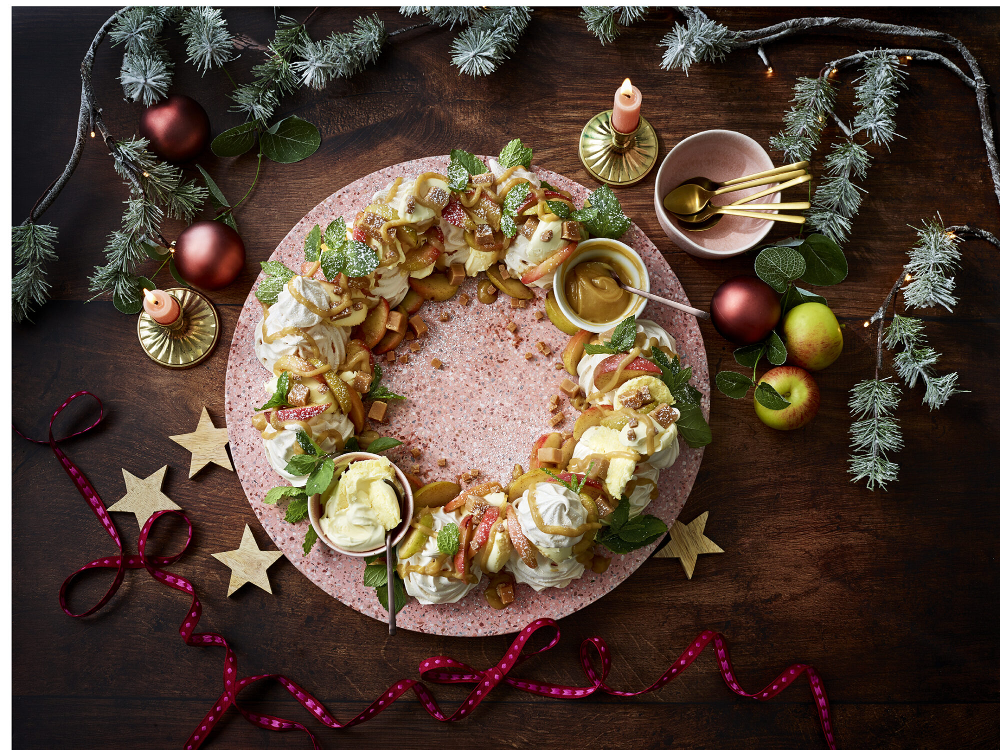 Festive Meringue Wreath • Northern Life