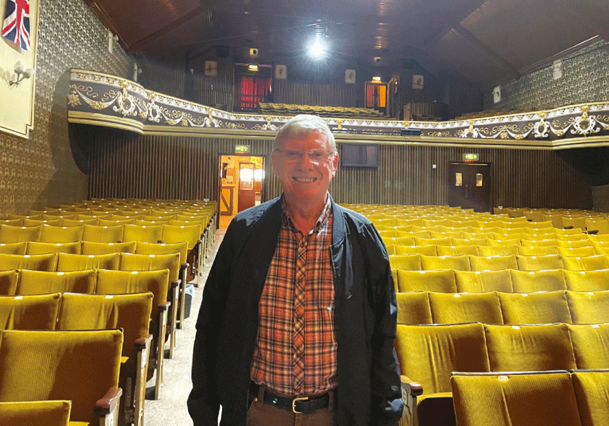 John in the Pendle Hippodrome Theatre