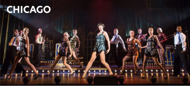 A picture of the musical Chicago at the Oldham Colisuem now