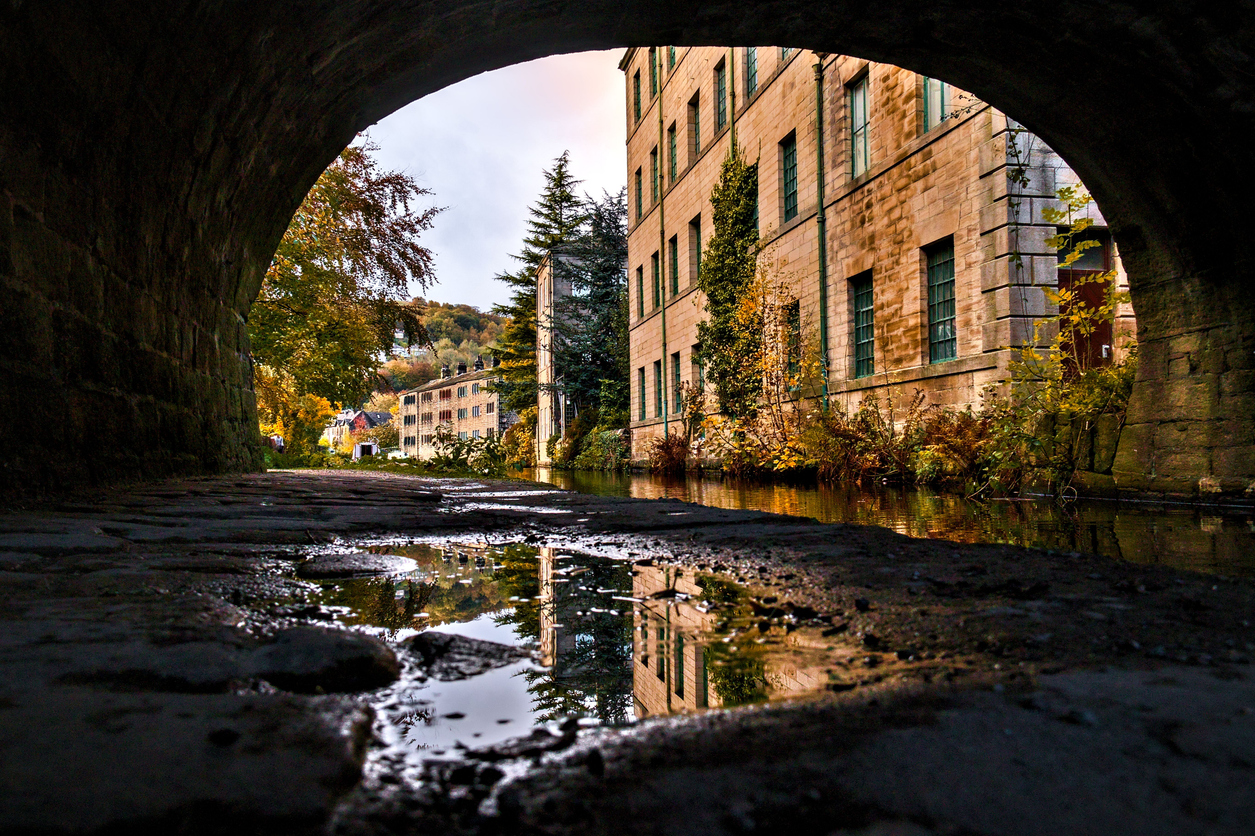 Hebden Bridge is a former mill town.