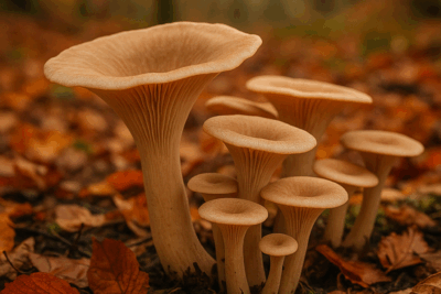 Trooping funnel mushroom