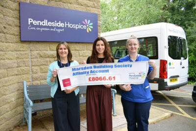 Lisa Clarke (Corporate Fundraiser, Pendleside), Jas Finlayson (Marketing Manager, the Marsden) and Sarah Taylor (Registered Nurse, Pendleside)