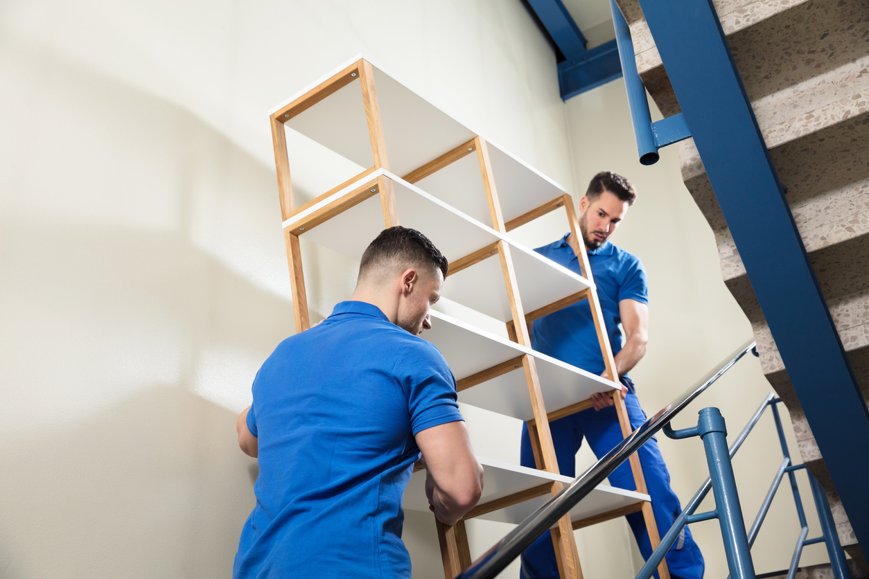 Tricky staircase for movers