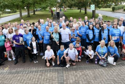 Baton Bearers at the start of the Blackpool tour