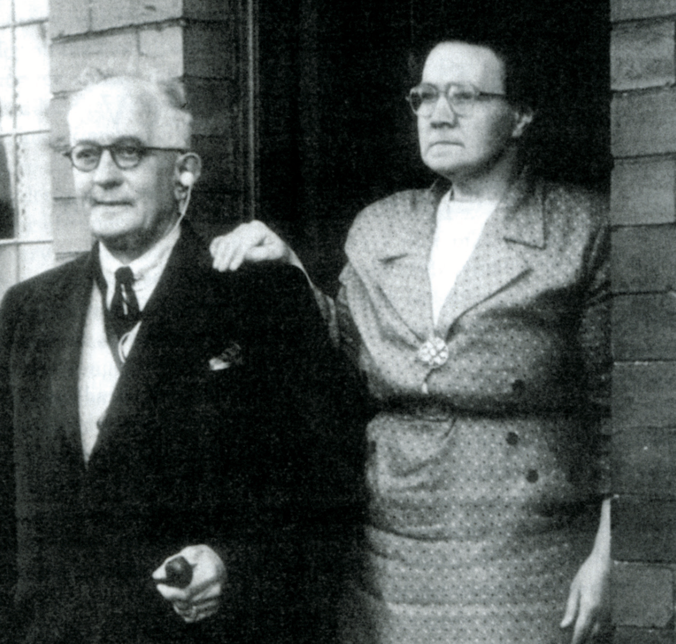 Merrifield with her husband.She protested her innocence to the bitter end