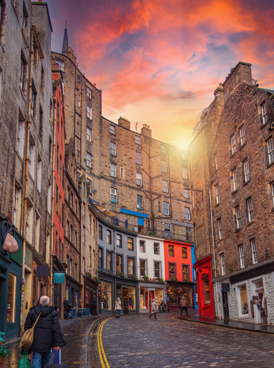 Victoria Street in Edinburgh