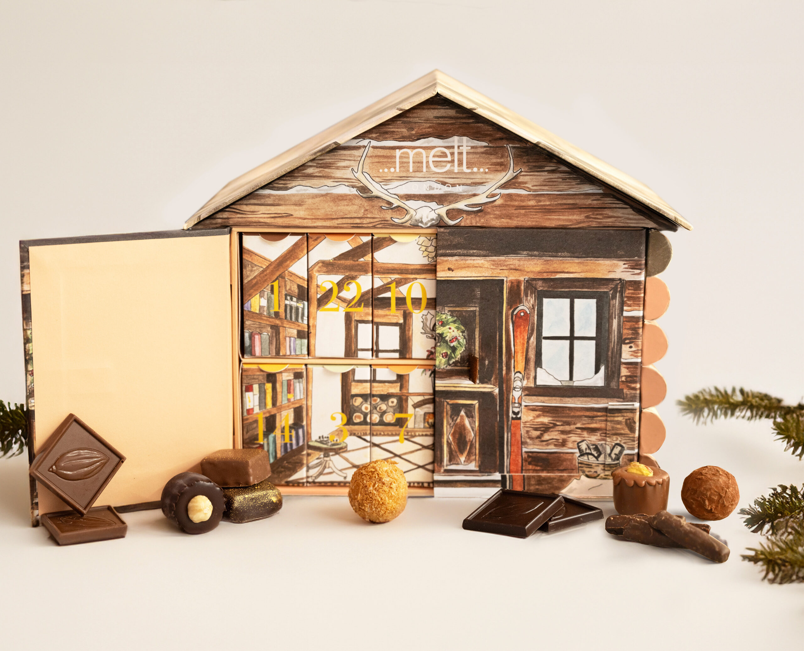 Log Cabin Advent Calendar