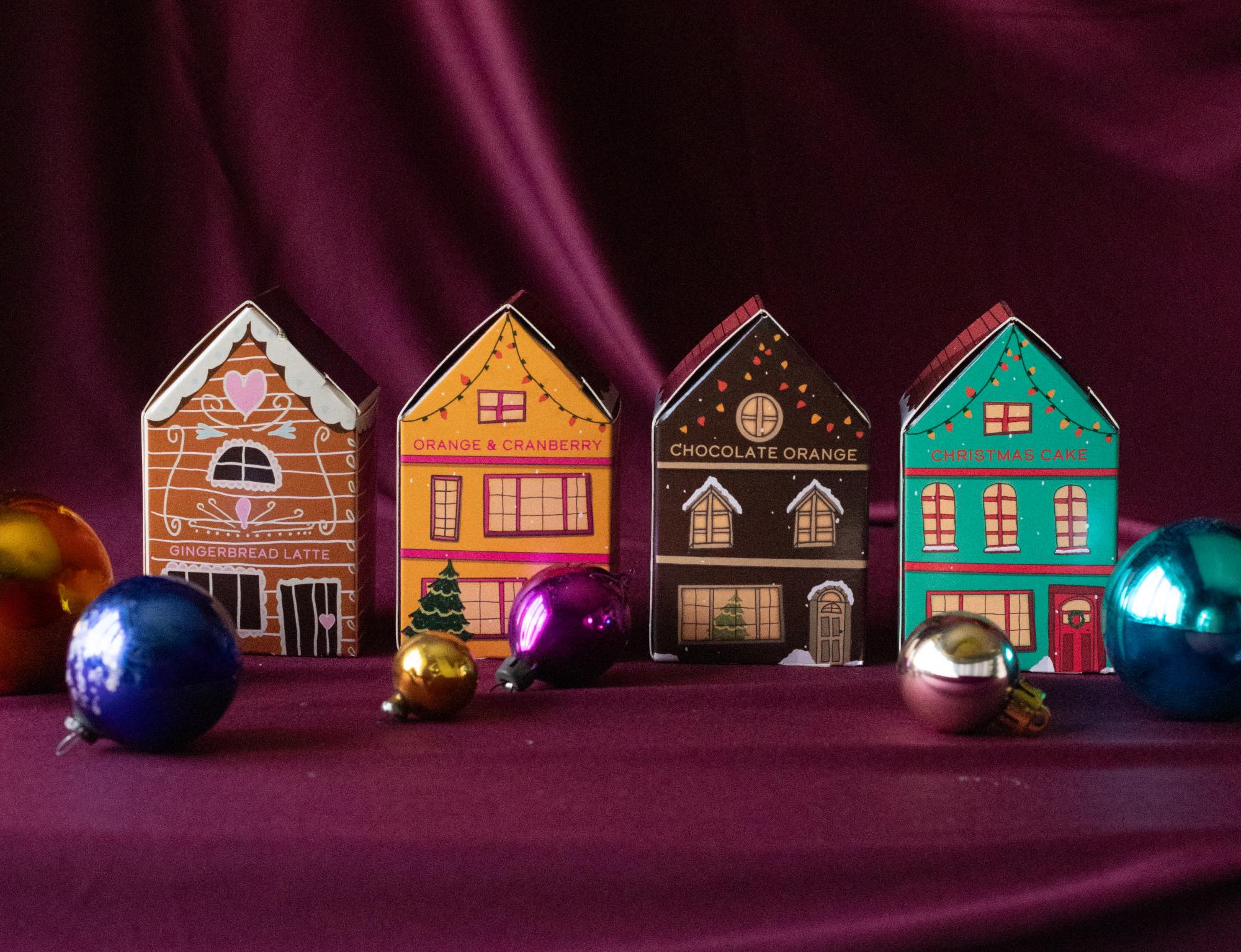 Christmas Cottage Baby Sponges