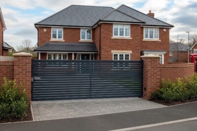 Modern home frontage