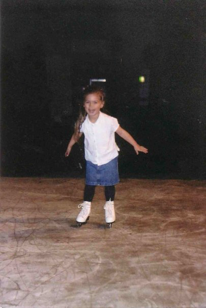 Ana learning to skate 