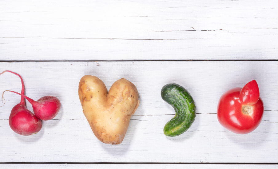 wonky vegetables