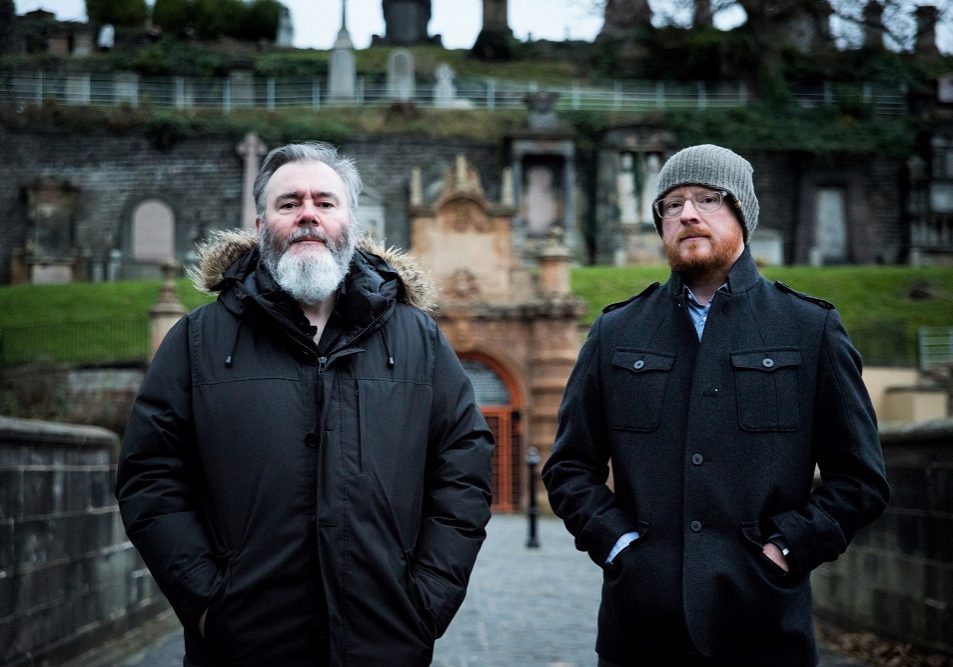 Arab Strap, Aidan Moffat and Malcolm Middleton, photo Kat Gollack