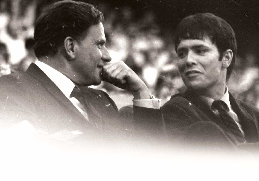 Billy Graham and Cliff Richard 1966 Earls Court London