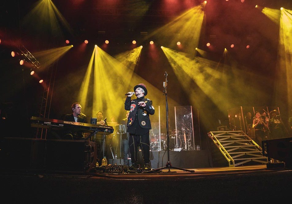 Boy George and Culture Club at Scarborough, Photo Cuffe and Taylor