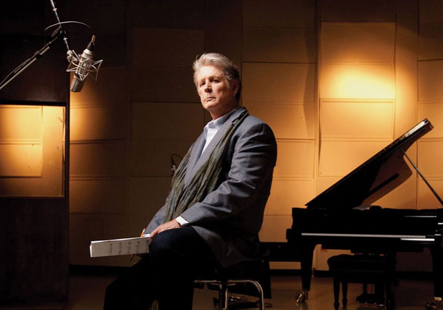 Brian Wilson at home in his studio