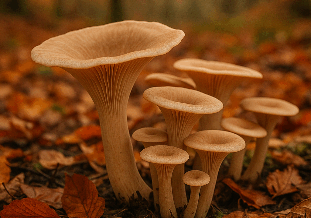 Trooping funnel mushroom
