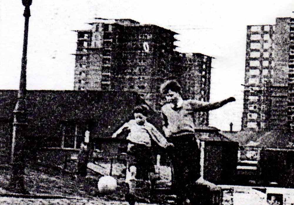 Cobbled street football popular as ever