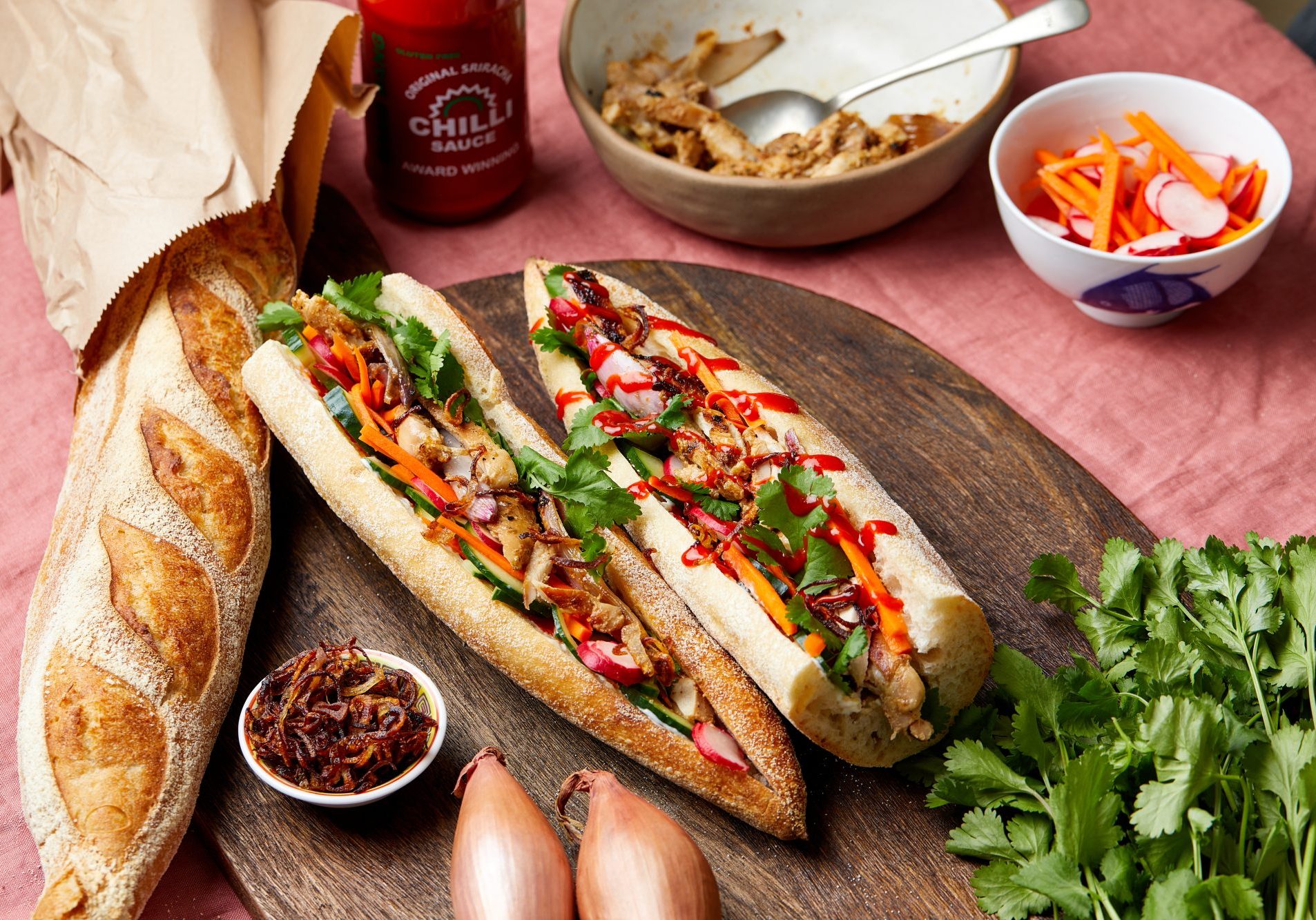 Grilled Chicken and Shallot Banh Mi (13)