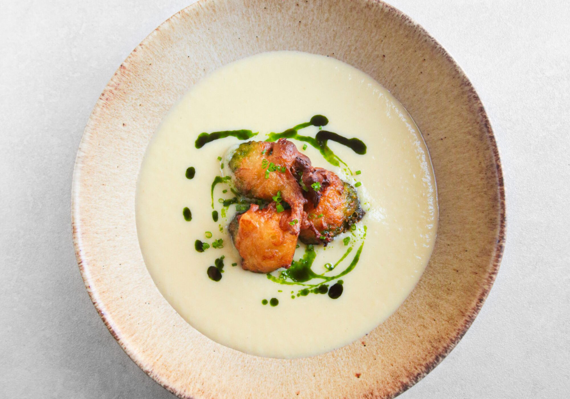 Leek-and-potato-soup,-potato-beignets---B27A0104