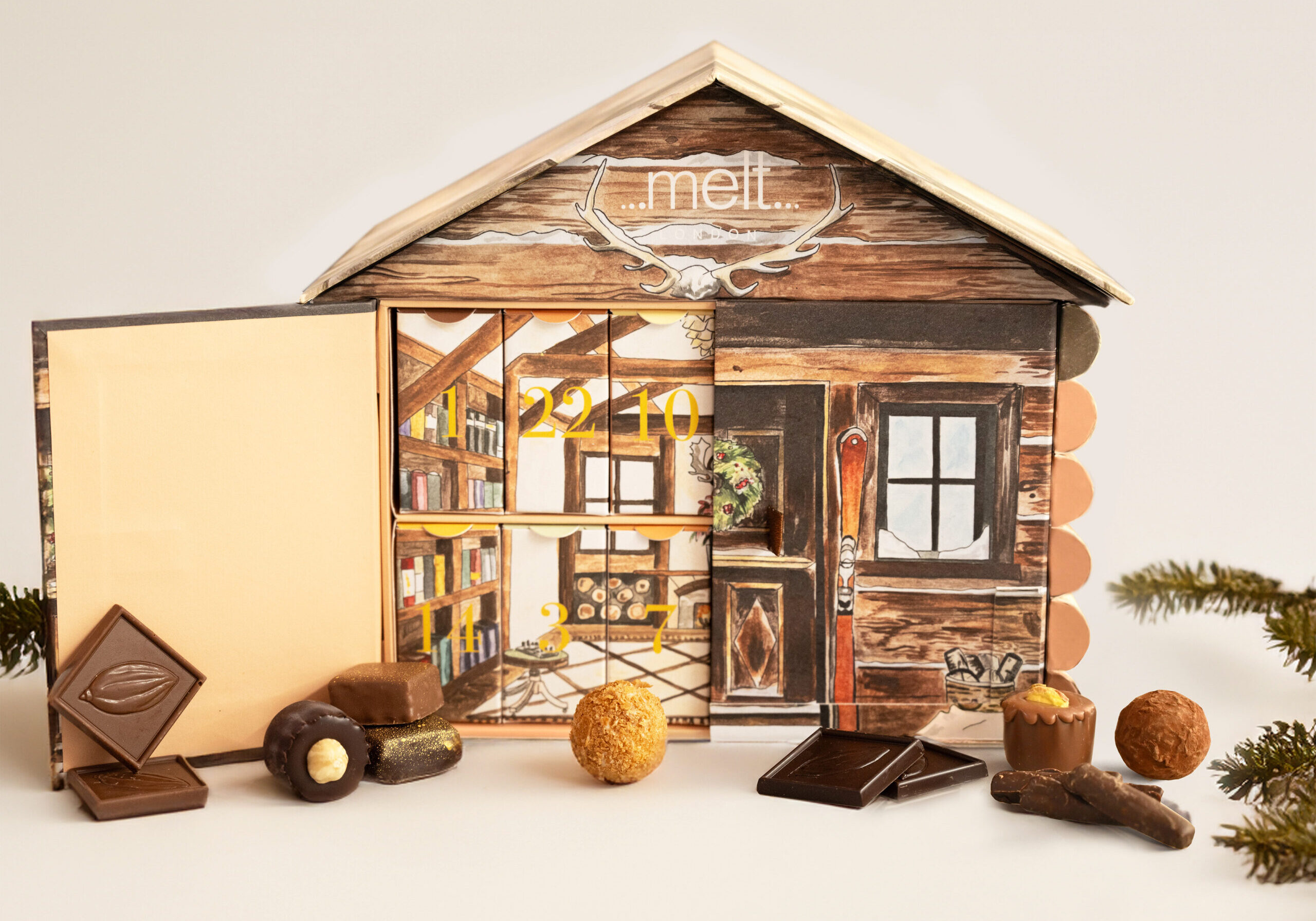 Log Cabin Advent Calendar