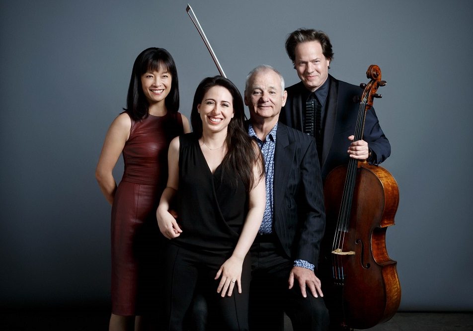 Mira Wang, Vanessa Perez, Bill Murray and Jan Vogler, photo Peter Rigaud