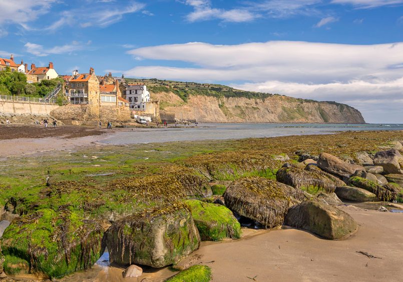 The small fishing and tourist village of Robin Hoods Bay in North east Yorkshire