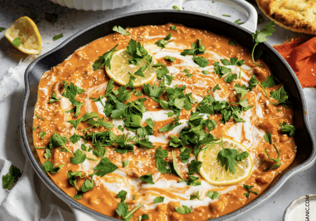 Butter chickpea curry