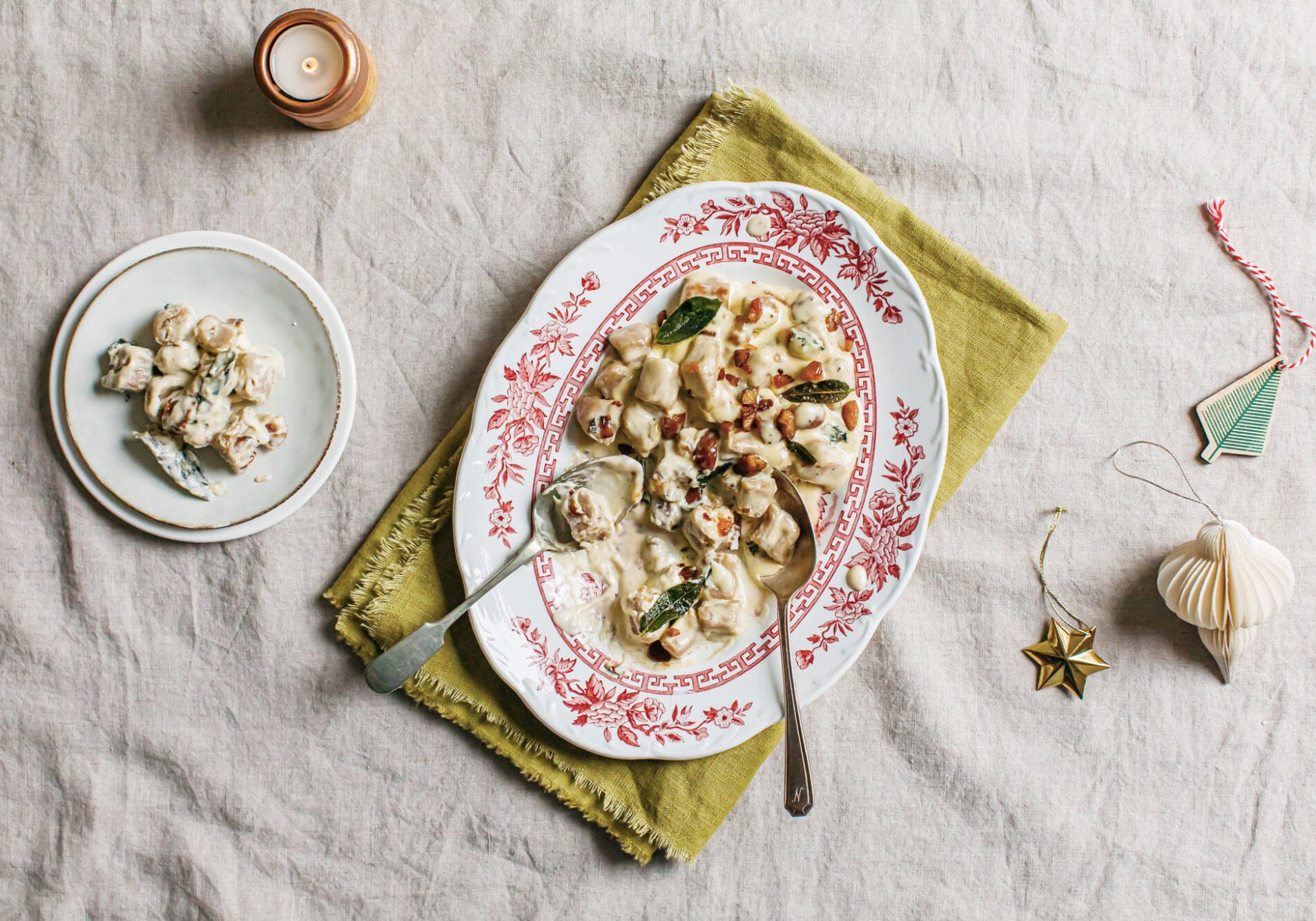 SheCantEatWhat_Gluten free chestnut gnocchi with blue cheese and crispy sage 3