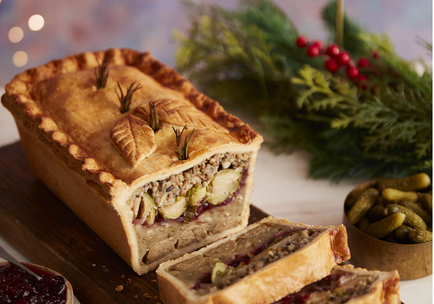 Vegetarian Christmas Pie