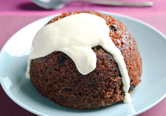 beetroot raisin ginger pudding