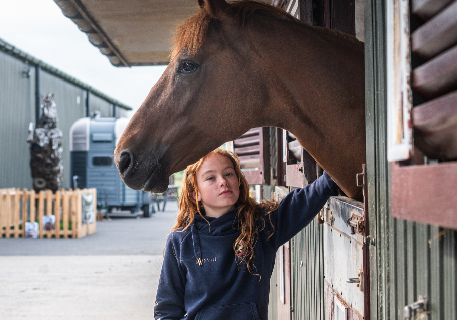 volunteer with horse