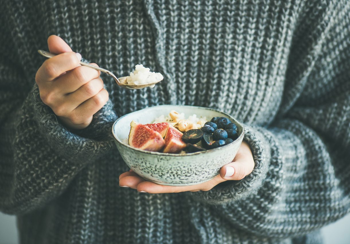 Healthy winter breakfast