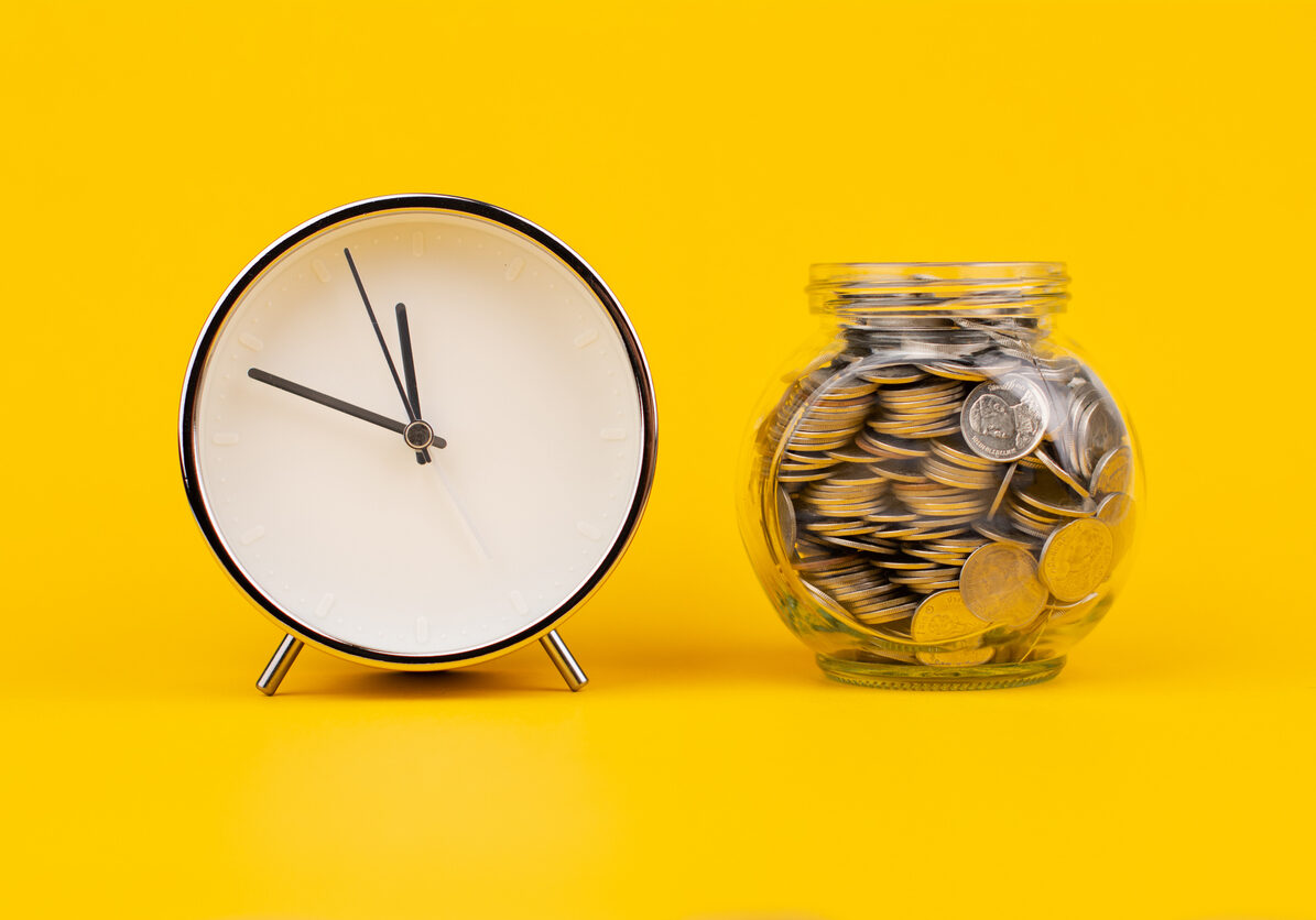 Saving money in a glass jar creates financial discipline, good accounting and planning for investing in the stock market and mutual funds.