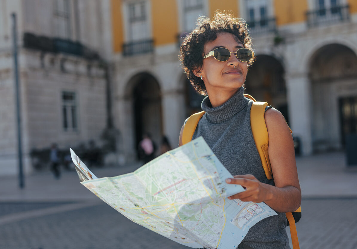 Traveller on adventure