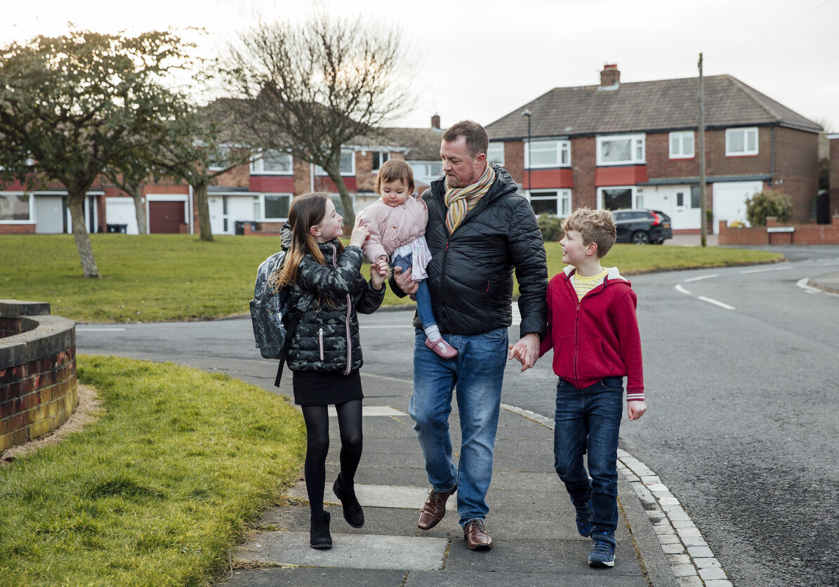 Walking Home from School Together