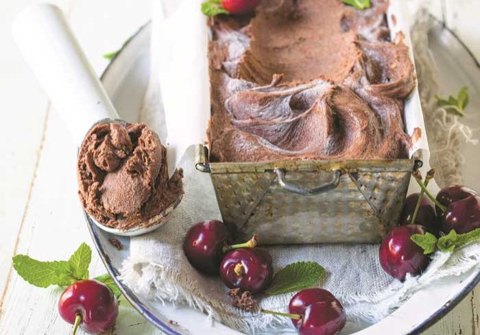 Quick avo and chocolate ice cream