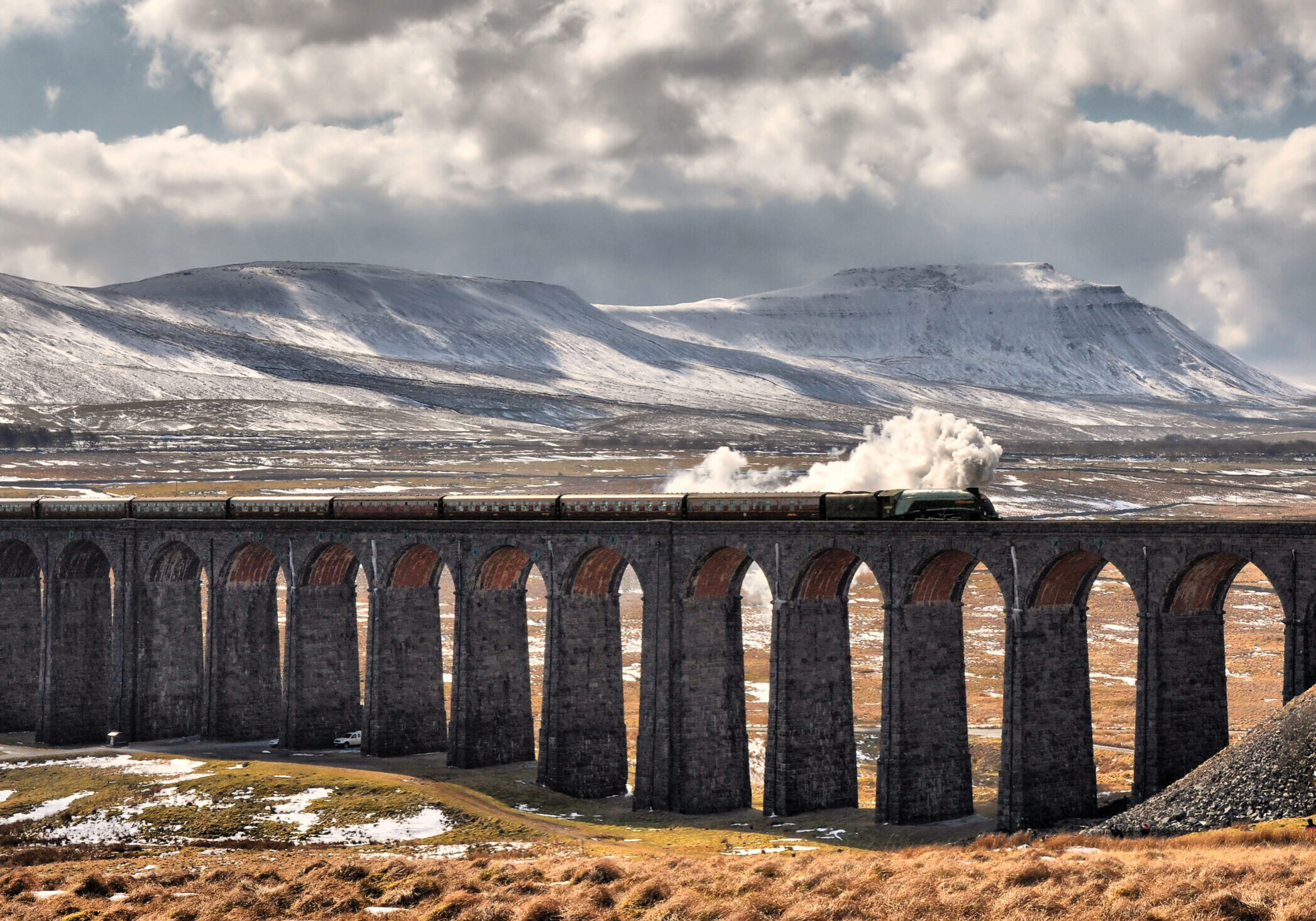 Steam Over Ribblehead by Keith Bannister