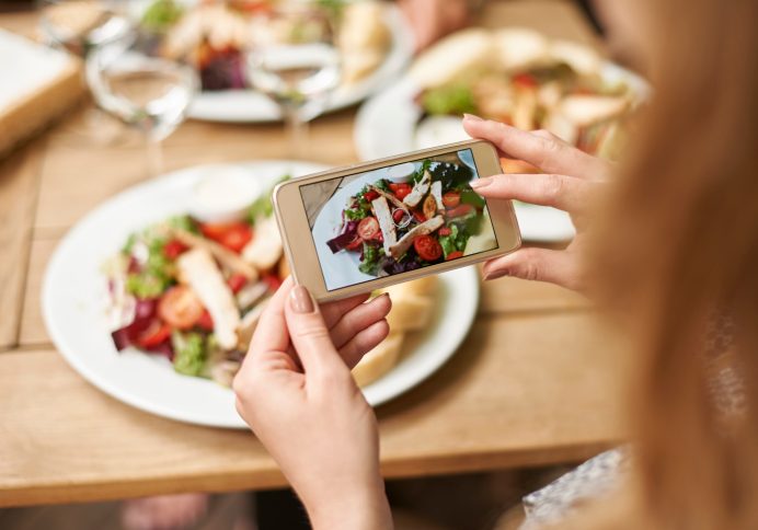 photographing food